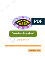 PENSAMIENTO MATEMATICO - Progresión 1