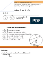 Chord-Arc Congruence Theorem