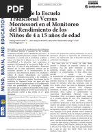 Efectos de La Escuela Tradicional Versus Montessori XVHLVC