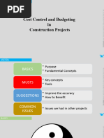 Budgeting and Cost Control