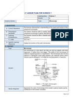 Lesson Plan For Science G7 7