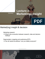 Lecture 2 Market (Ing) Insight