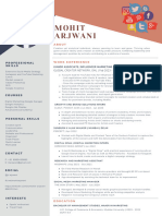 Mohit Arjwani Resume