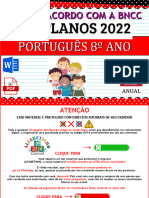 Português - 8 Ano - Planejamentos