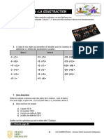 LES NOMBRES Partie 2 - Nombres Entiers Soustraction-Multiplication