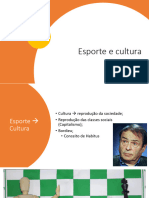 Esporte e Cultura