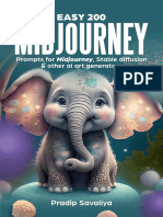 Savaliya P. Easy 200 Midjourney Prompts For Midjourney, Stable Diffusion... 2023