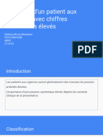 Approche D'un Patient Aux Urgences Avec Chiffres Tensionnels Élevés