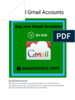 Buy Old Gmail Accounts