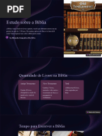 Estudo Sobre A Biblia