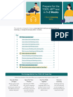 TOEFL iBT Study Plan