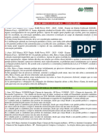 (SR) - Questões Oab de Direito Eleitoral - Xxxix Exame