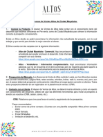 Guía y Proceso de Ventas Altos de Ciudad Mayakoba. 13 Febrero 2020