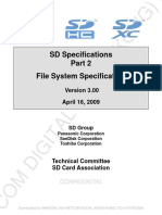 SD Group, SD Card Association - SD Specifications - Part 2 - File System Specification - Version 3.00 (2009)