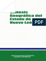 Sintesis Geografico Del Estado de Nuevo Leon