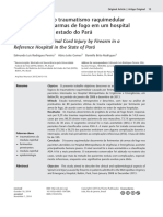 Epidemiologia Do Traumatismo Raquimedular Por Projéteis de Armas de Fogo em Um Hospital de Referência No Estado Do Pará