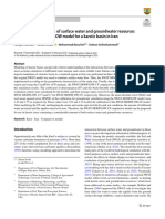 Compilation Simulation of Surface Water and Groundwater Resources Using The SWAT MODFLOW Model For A Karstic Basin in Iran