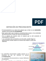 El Preconciente, Conciente, Proceso Secundario y El Ello y El Yo