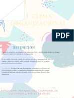 Clima Organizacional