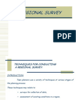 Regional Survey: A Presentation On