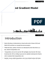 Rent and Gradient Model