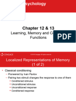 Learning, Memory and Cognitive Functions