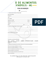 Ficha de Inscrição #