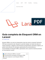 ▷ Guía completa de Eloquent ORM en Laravel 【2024)