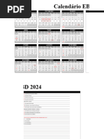 Calendario 2024 Ebd