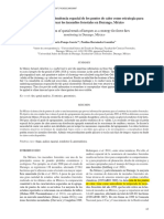 Determinacion de La Tenencia Espacial de Los Puntos de Calor Como Estrategia