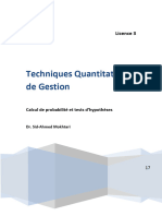 TQG Partie 2 Probabilité L3