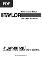 Taylor THDC THDCP 954 955 974 Forklift Trucks Maintenance Manual PDF