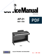 Casio AP-21 Service Manual