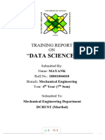 Data Science Report - Compress