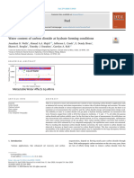 CO2 - Water Content at Hydrate Conditions