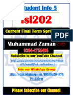 Isl202 Current Final Term Papers 2024 Collected by Muhammad Zaman