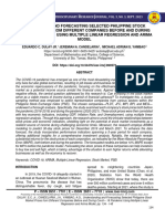 Understanding and Forecasting Selected Philippine Stock Market Prices From Different Companies