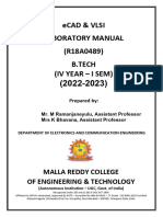 Ecad & Vlsi Lab