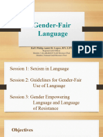 Gender-Fair Language Updated