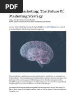 Neuromarketing - The Future of Marketing Strategy