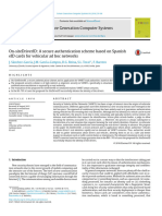 2016 - A Secure Authentication Scheme Basedon Spanish eIDcards For Vehicular Adhoc Networks