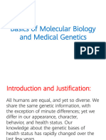 Basics of Molecular Biology and Medical Genetics - Dr. Magdolin Ahmed