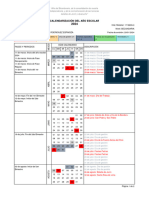 Calendarización 2024