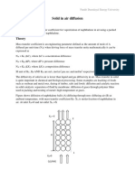 Solid in Air Diffusion