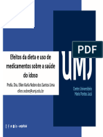 Efeitos Da Dieta e Uso de Medicamentos Sobre A Saúde Do Idoso