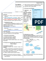 Cap. 1 - Eletrização. Força Elétrica