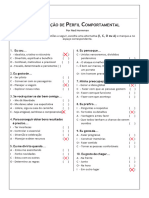 Teste - Perfil Comportamental