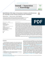 Quantification of The Impact of Innovations in Industry and Infrastructure