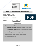 Chemistry s5 Theory and Pract.