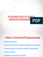 Object Oriented Programming